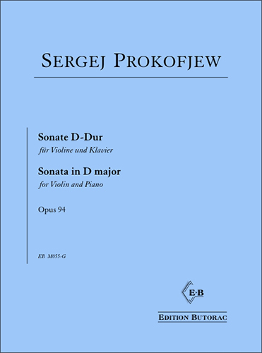 Cover - Prokofjev, Sonata za Violinu u D-duru op. 94a
